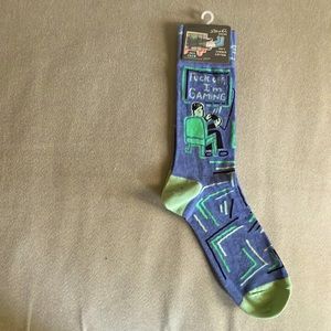 Blue Q Socks ‘F*** off I’m gaming’